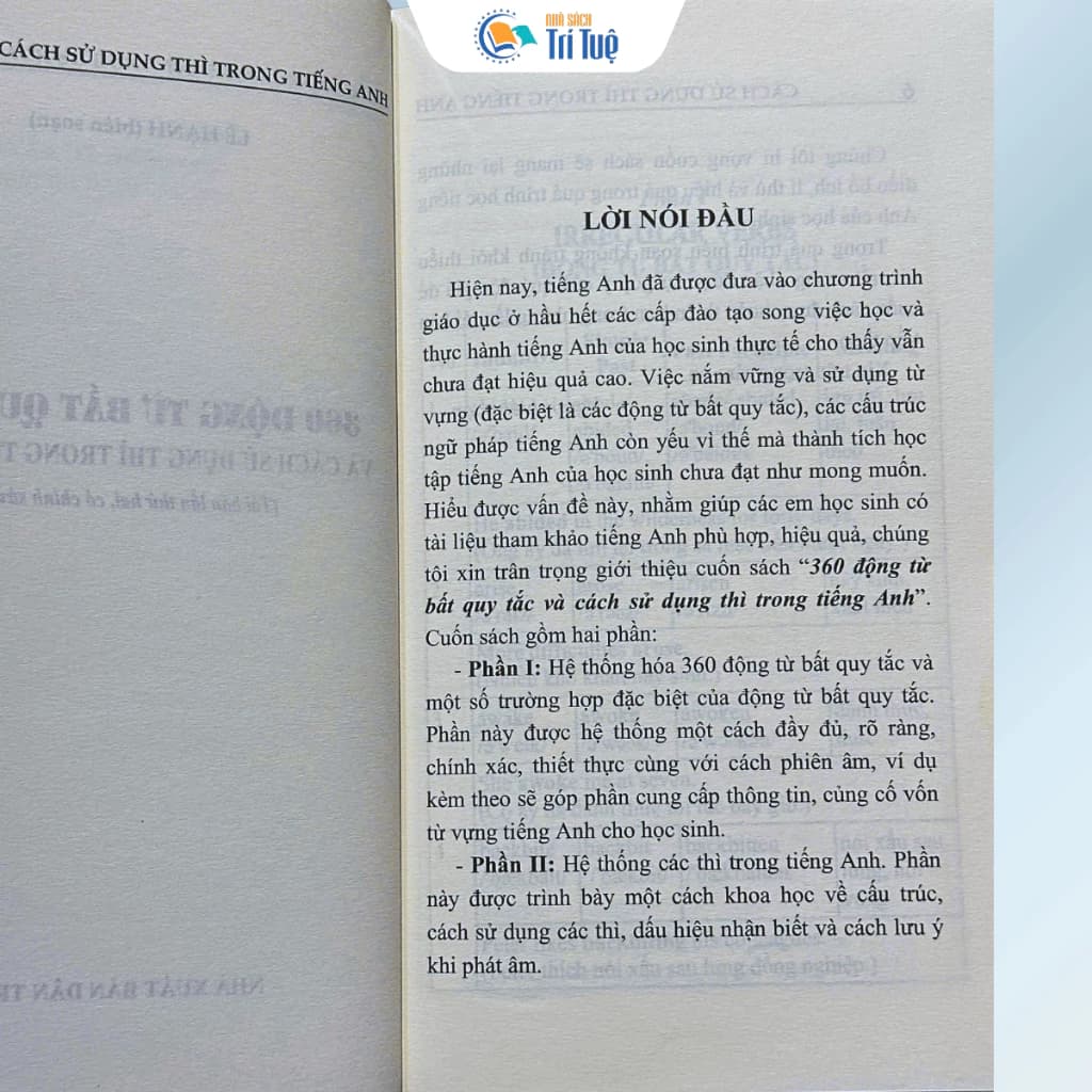 360 động từ bất quy tắc và cách sử dụng thì trong tiếng Anh