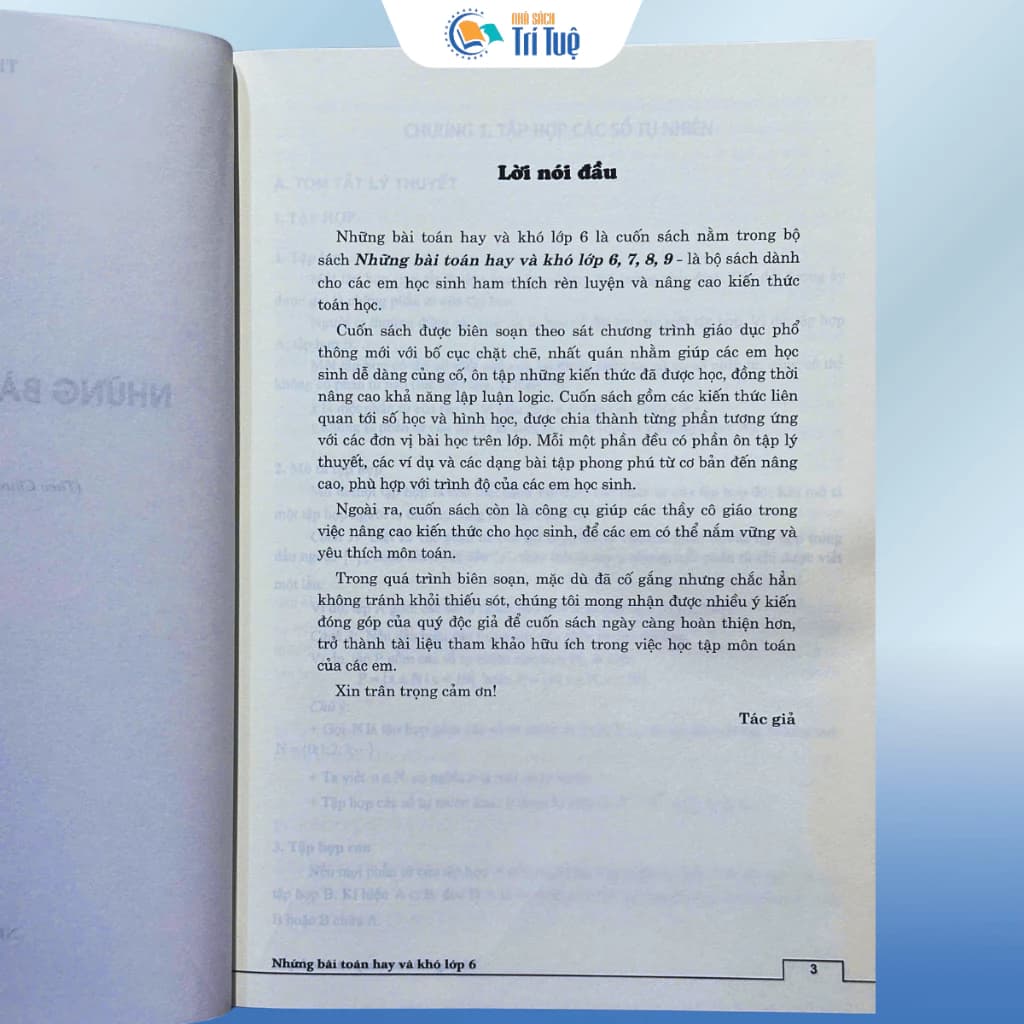 Những bài toán hay và khó lớp 6 (Theo chương trình GDPT mới)