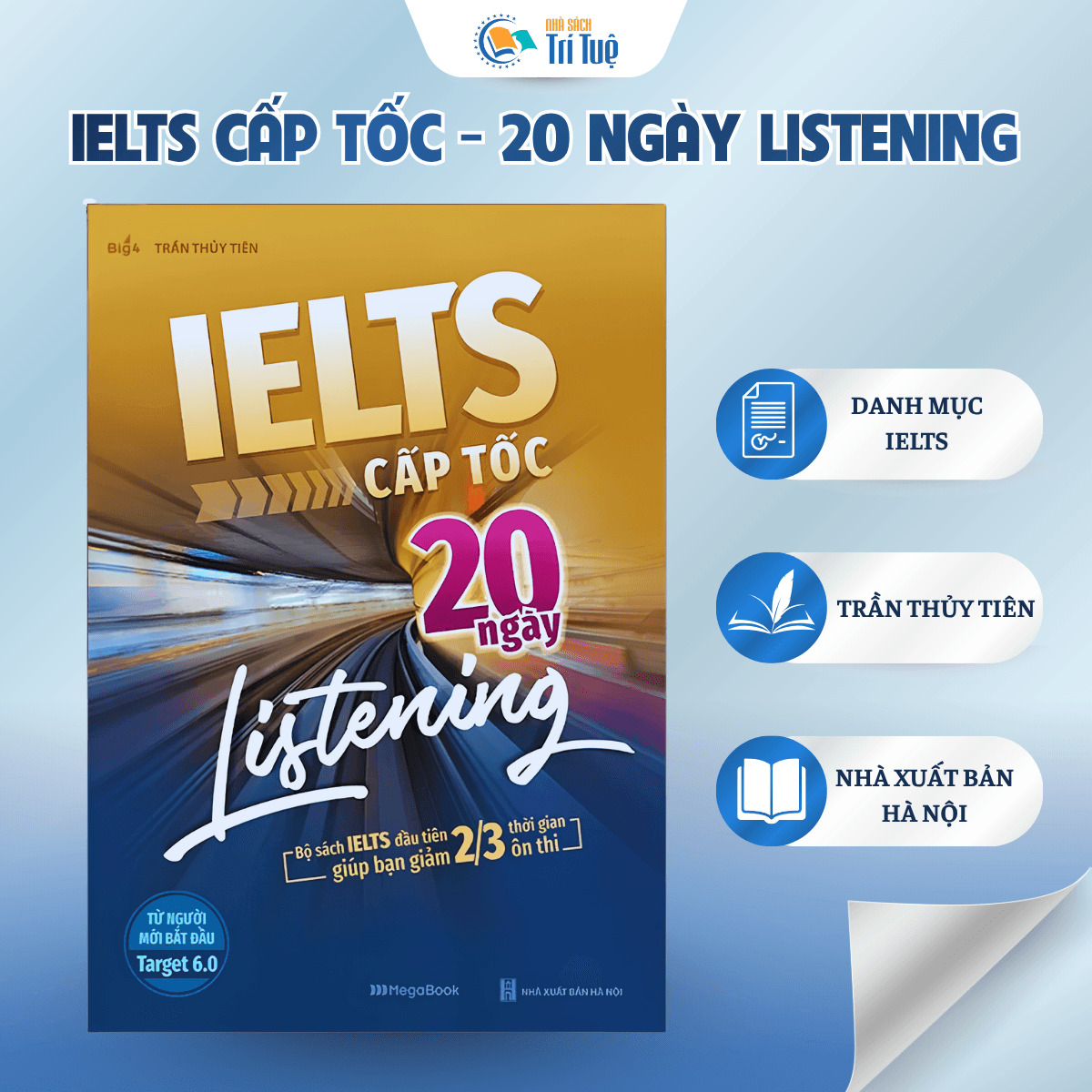 SÁCH: IELTS CẤP TỐC - 20 NGÀY LISTENING