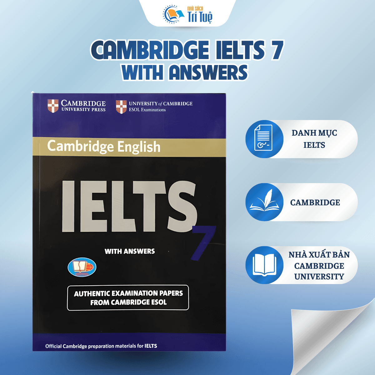 SÁCH: CAMBRIDGE IELTS 7 WITH ANSWERS