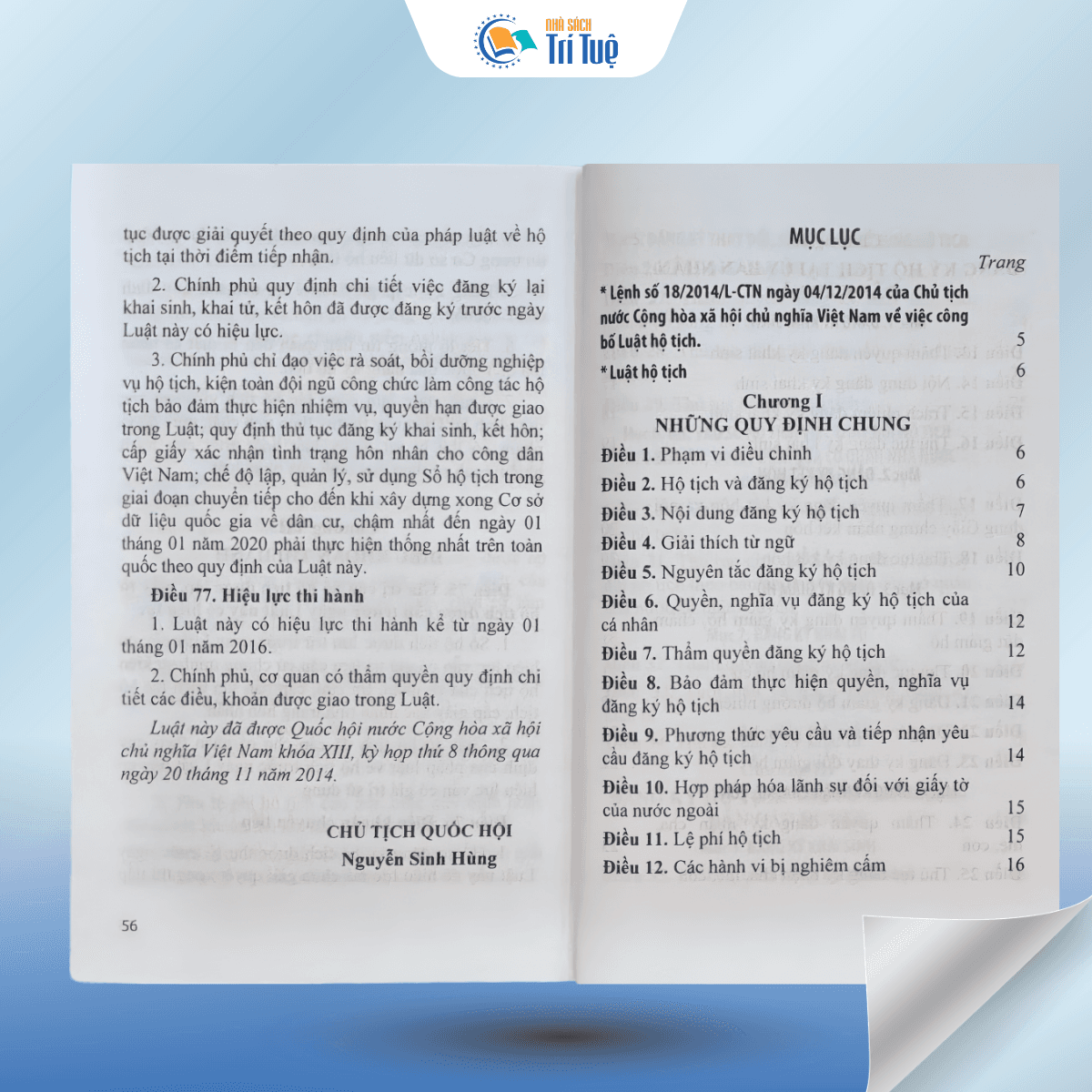 Sách: Luật Hộ Tịch