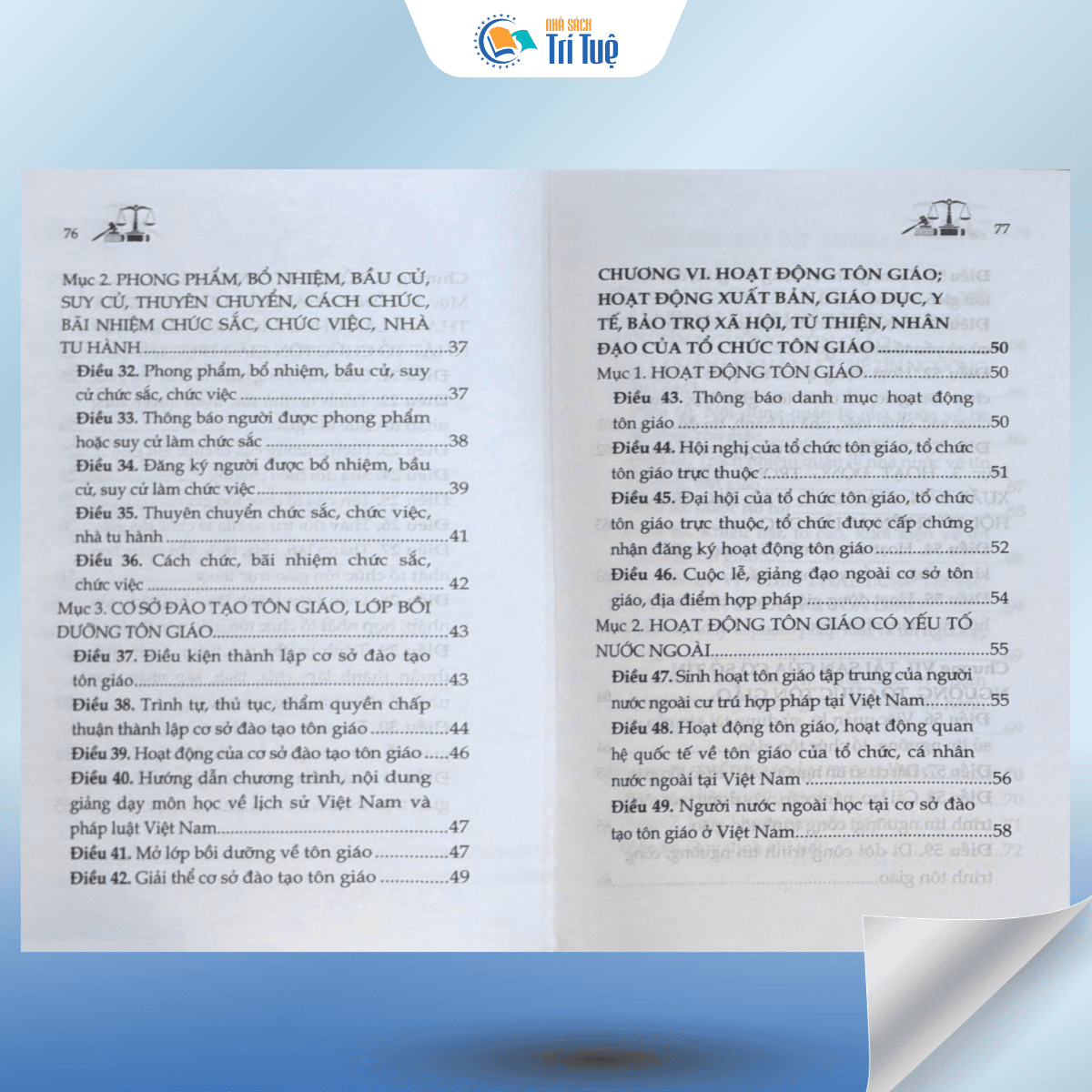 Sách: Luật Tín Ngưỡng, Tôn Giáo -Năm 2016 (Sửa Đổi, Bổ Sung Năm 2025)