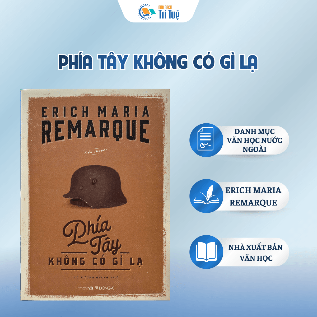 Sách: Phía Tây Không Có Gì Lạ
