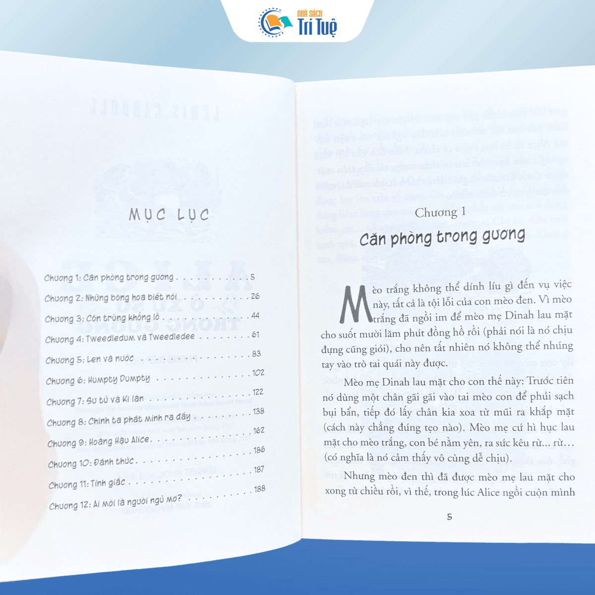 Sách: Alice Ở Xứ Sở Trong Gương