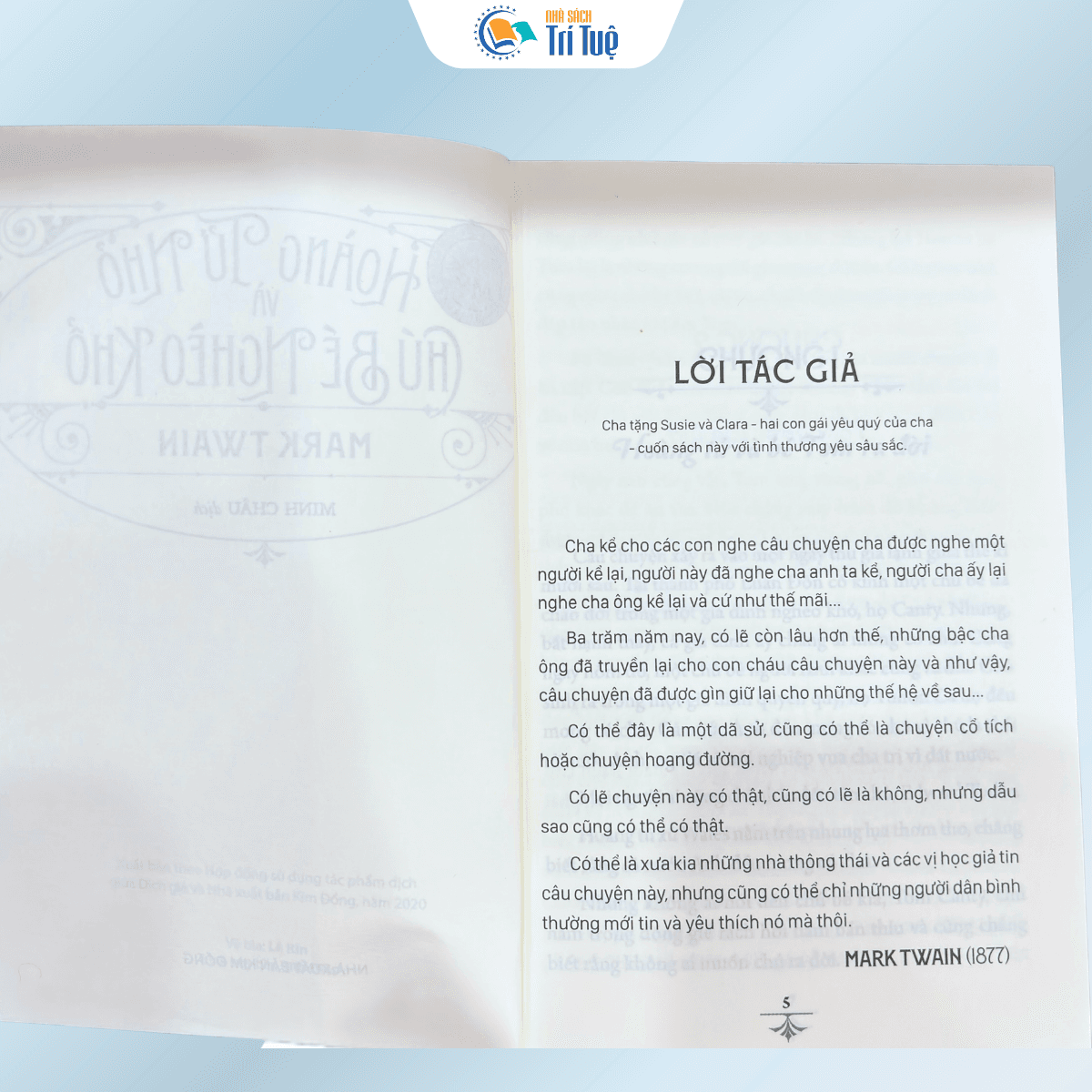 Sách: Hoàng Tử Nhỏ Và Chú Bé Nghèo Khổ