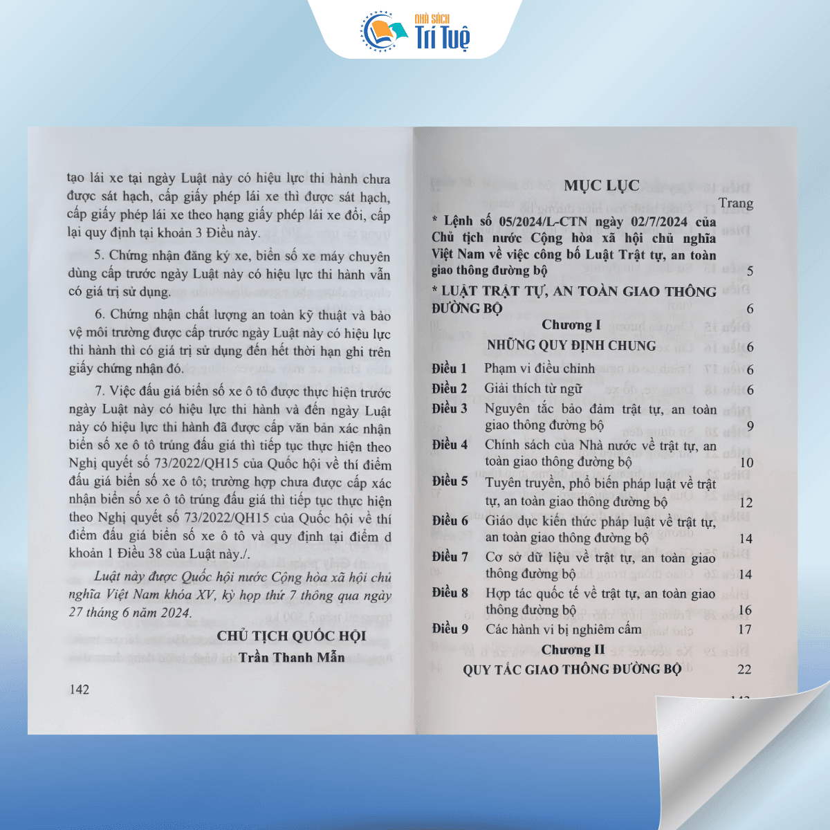 Sách: Luật Trật Tự, An Toàn Giao Thông Đường Bộ Năm 2024