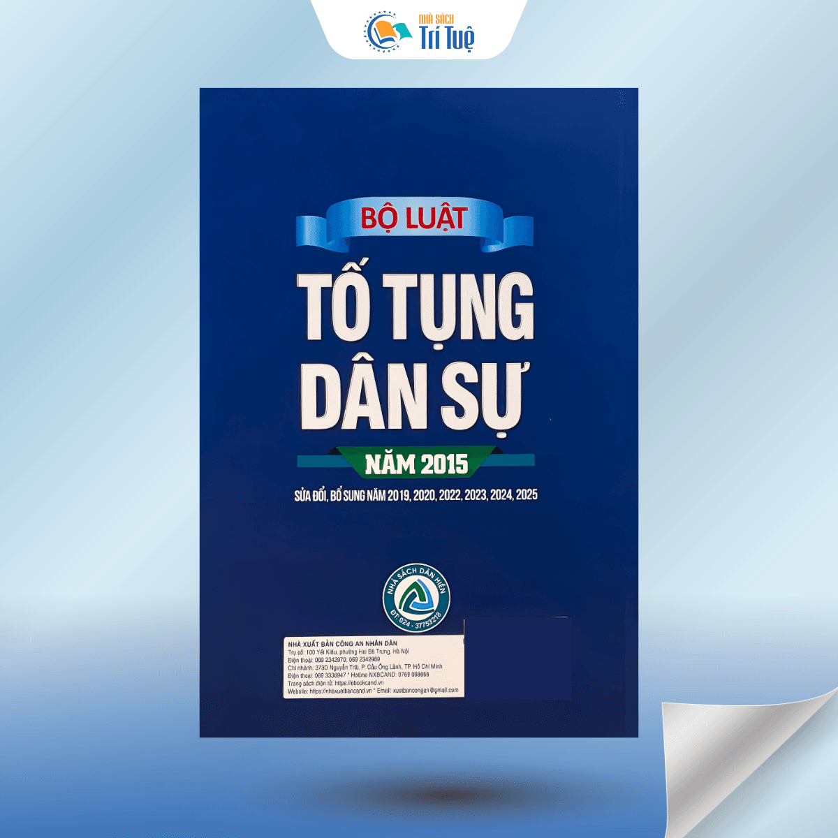 Sách: Bộ Luật Tố Tụng Dân Sự Năm 2015 (Sửa Đổi, Bổ Sung Năm 2019, 2020, 2022, 2023, 2024, 2025)