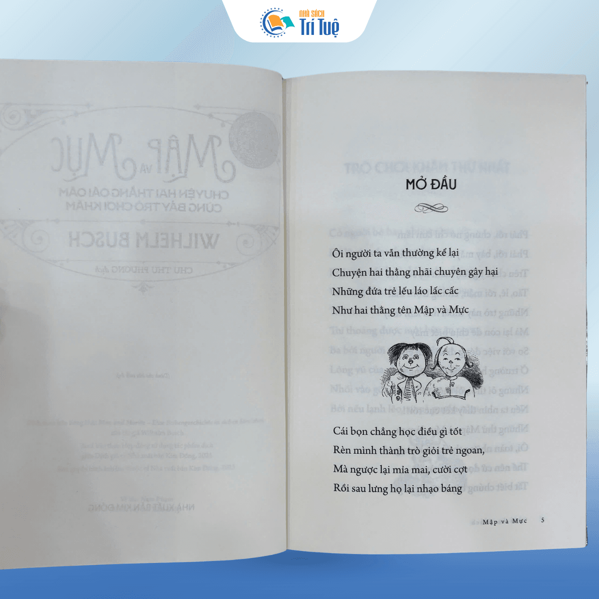 Tác Phẩm Chọn Lọc - Văn Học Đức - Mập Và Mực - Chuyện Hai Thằng Oái Oăm Cùng Bảy Trò Chơi Khăm