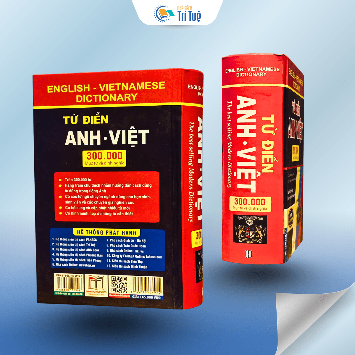 Từ điển Anh - Việt 300.000 mục từ và định nghĩa - Bìa cứng
