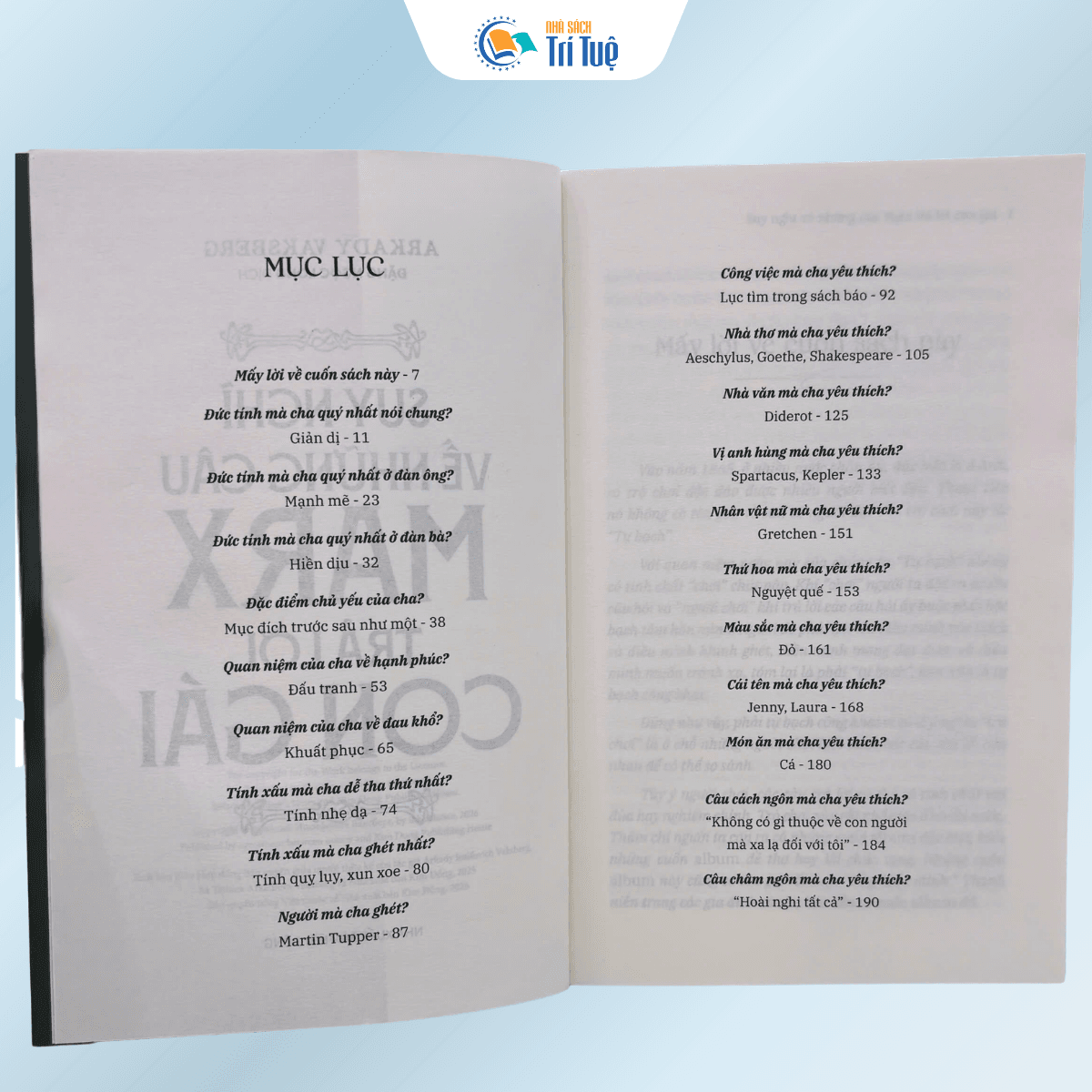 Suy Nghĩ Về Những Câu Marx Trả Lời Con Gái - Tủ Sách Thanh Niên