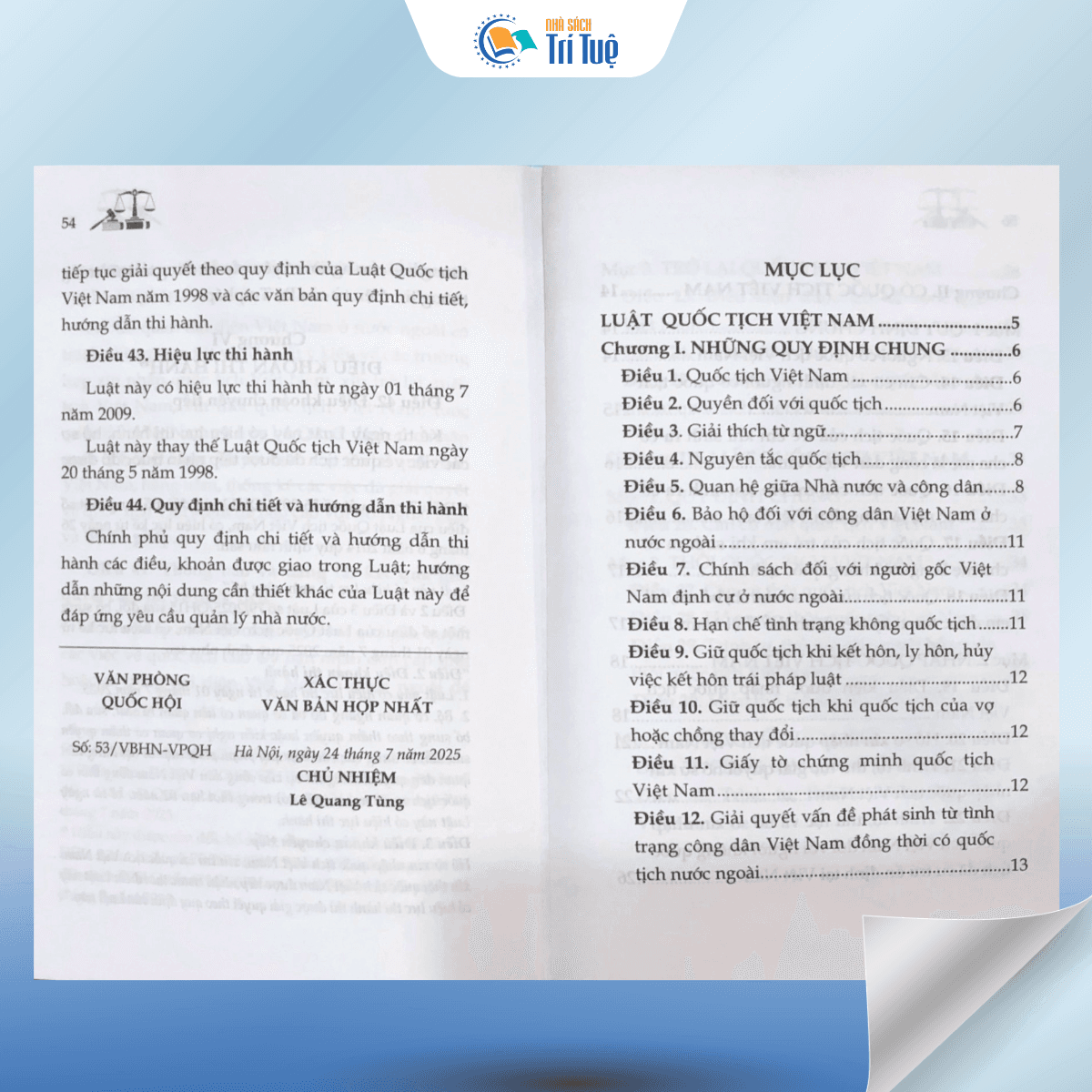 Sách: Luật Quốc Tịch Việt Nam Năm 2008 (Sửa Đổi, Bổ Sung Năm 2014, 2025)