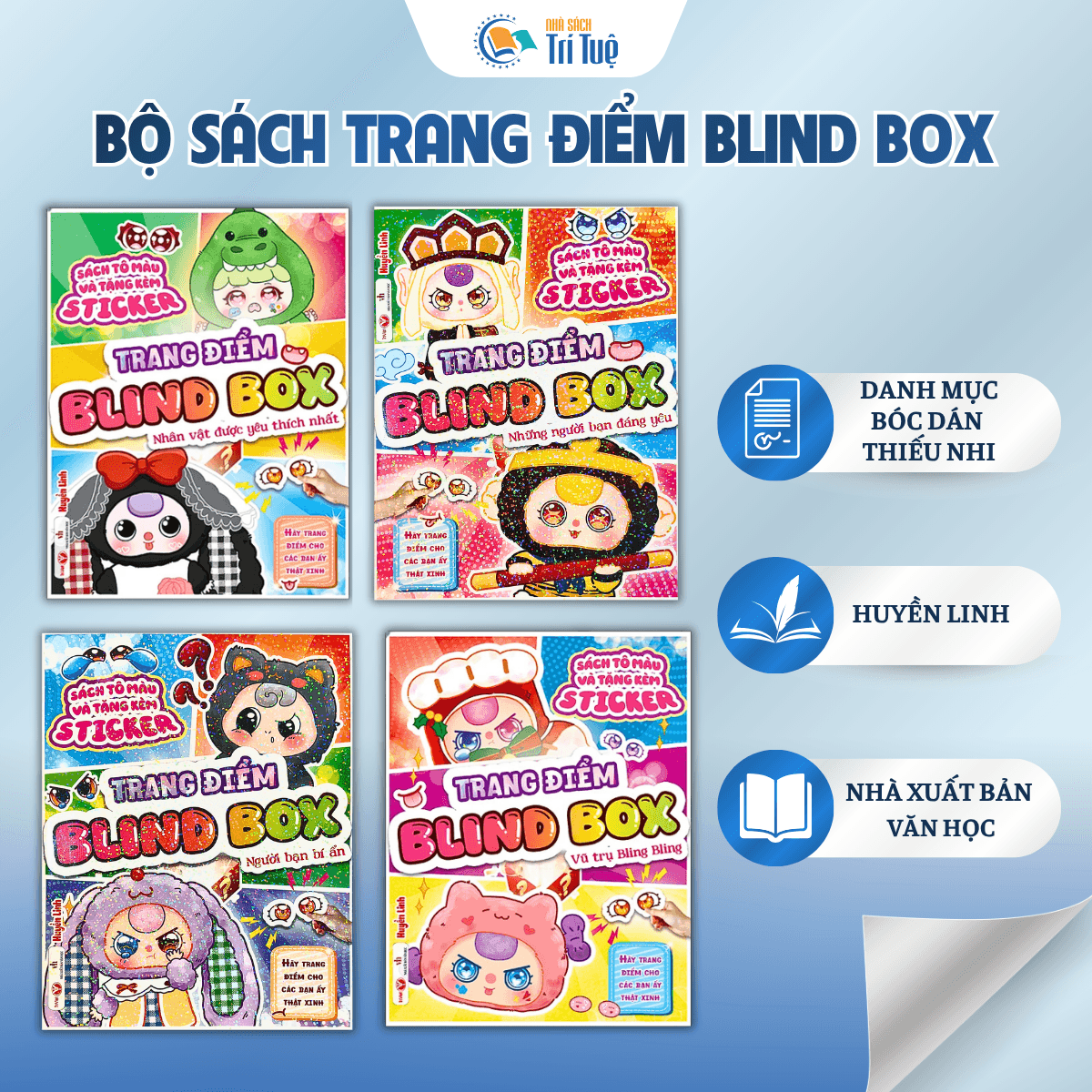 Bộ sách trang điểm Blindbox
( 4 cuốn)