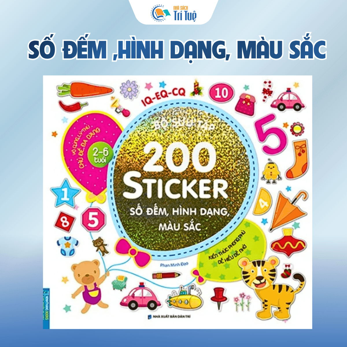 Bộ Sưu tập 200 sticker IQ-EQ-CQ( 6 cuốn )