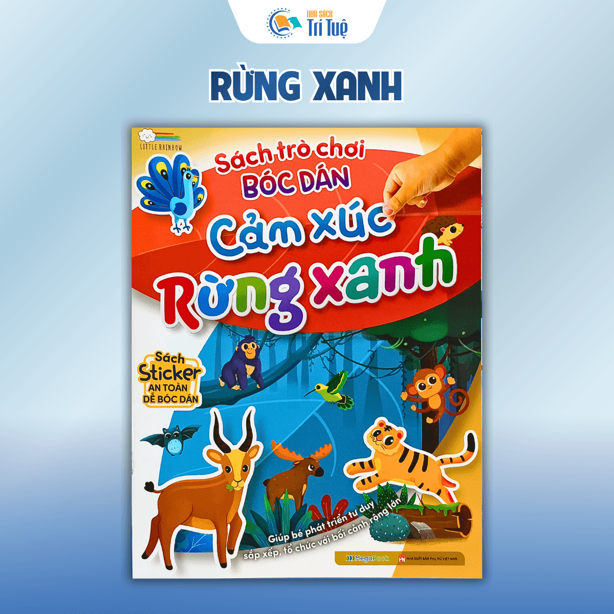 Combo Sách trò chơi bóc dán cảm xúc( 5 cuốn )