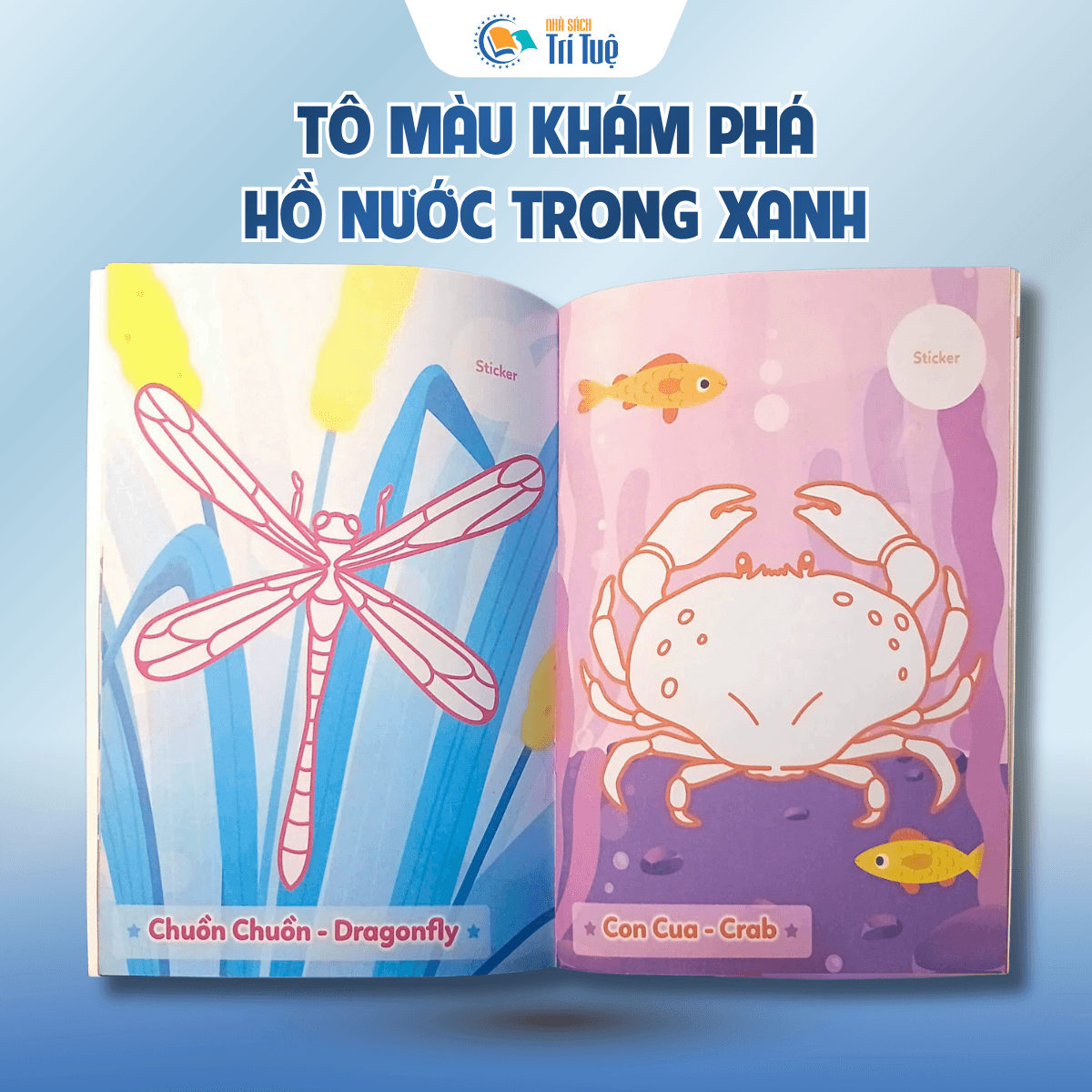 Tô màu khám phá - Hồ nước trong xanh