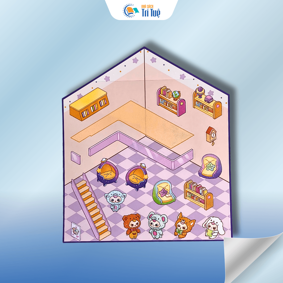 Bóc dán 3D - Tiệm sách baby three