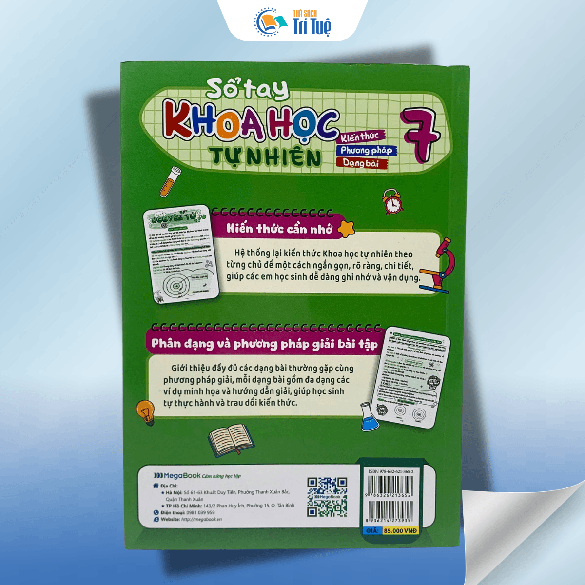 Sổ Tay Kiến Thức - Phương Pháp - Dạng Bài Khoa Học Tự Nhiên Lý - Hóa - Sinh 7
