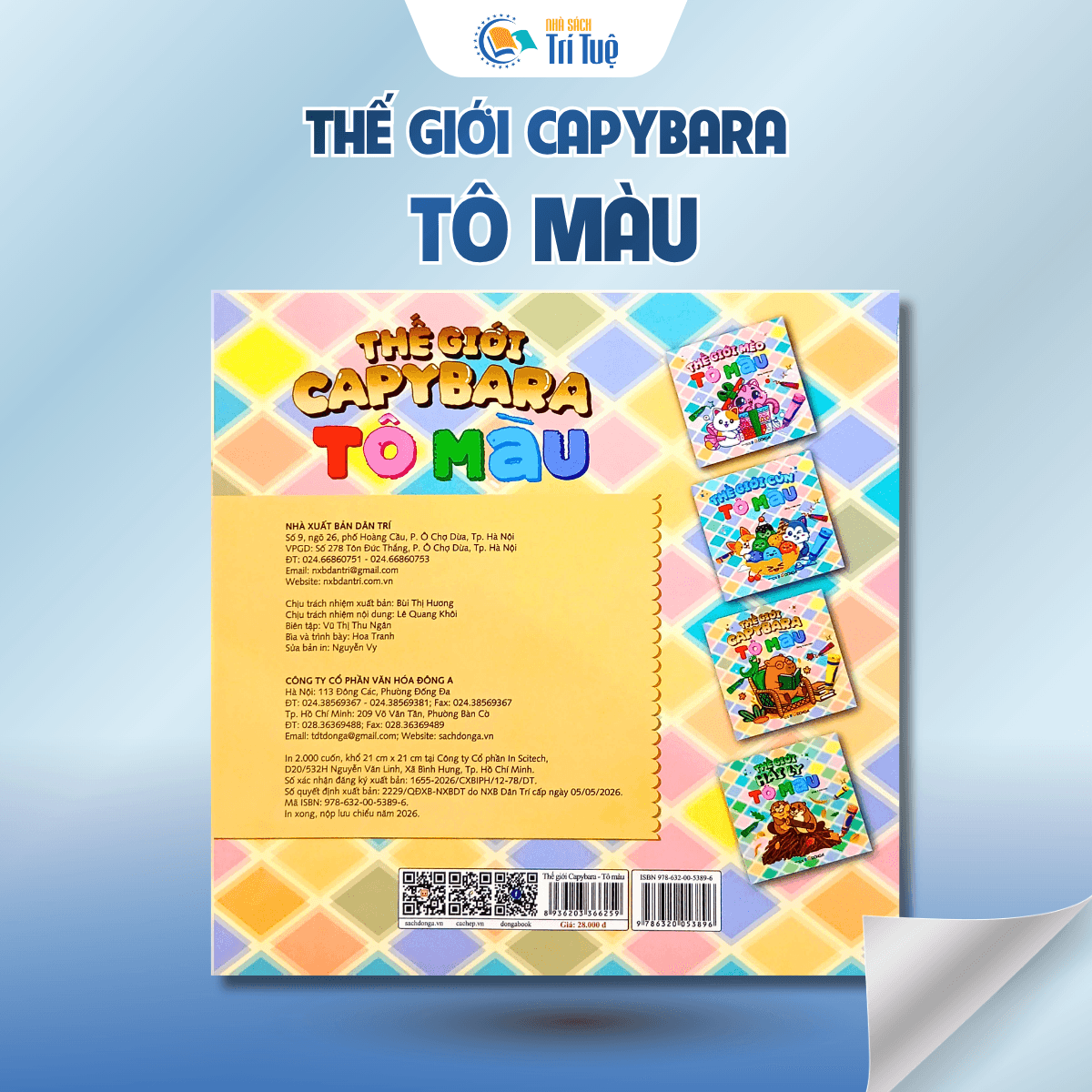 Thế giới Capypara - Tô màu
