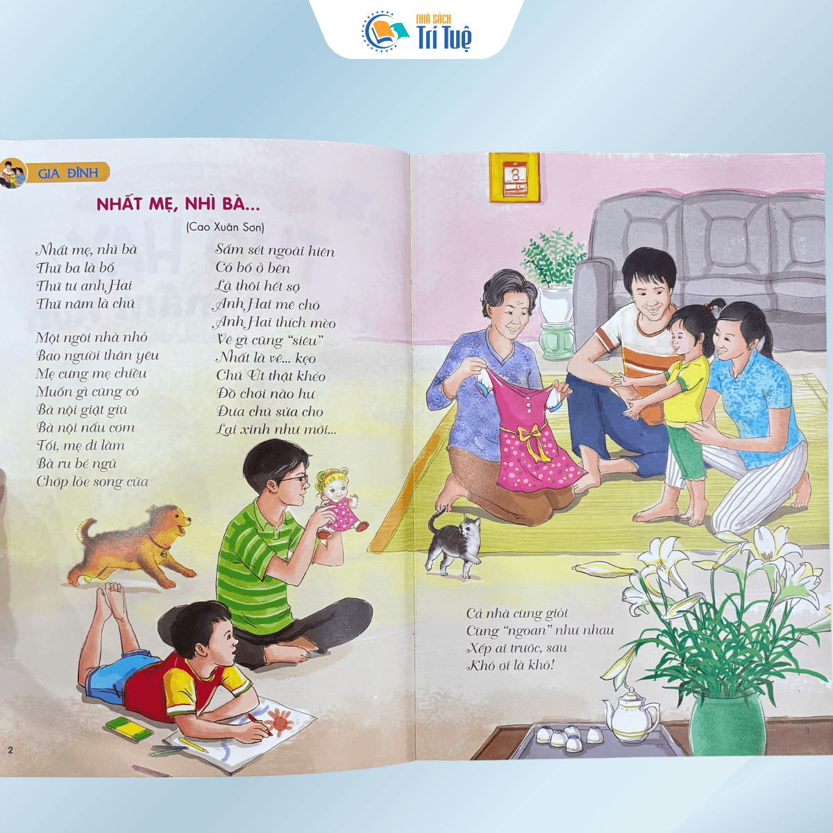 Thơ Hay Cho Bé Mầm Non - Tập 1 - Chủ Đề - Gia Đình, Quê Hương - Đất Nước, Bác Hồ, Nghề Nghiệp, Bản Thân