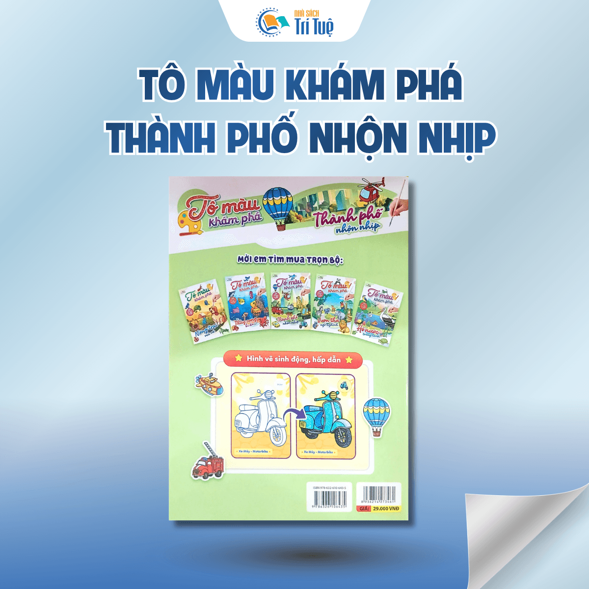 Tô màu khám phá - Thành phố nhộn nhịp