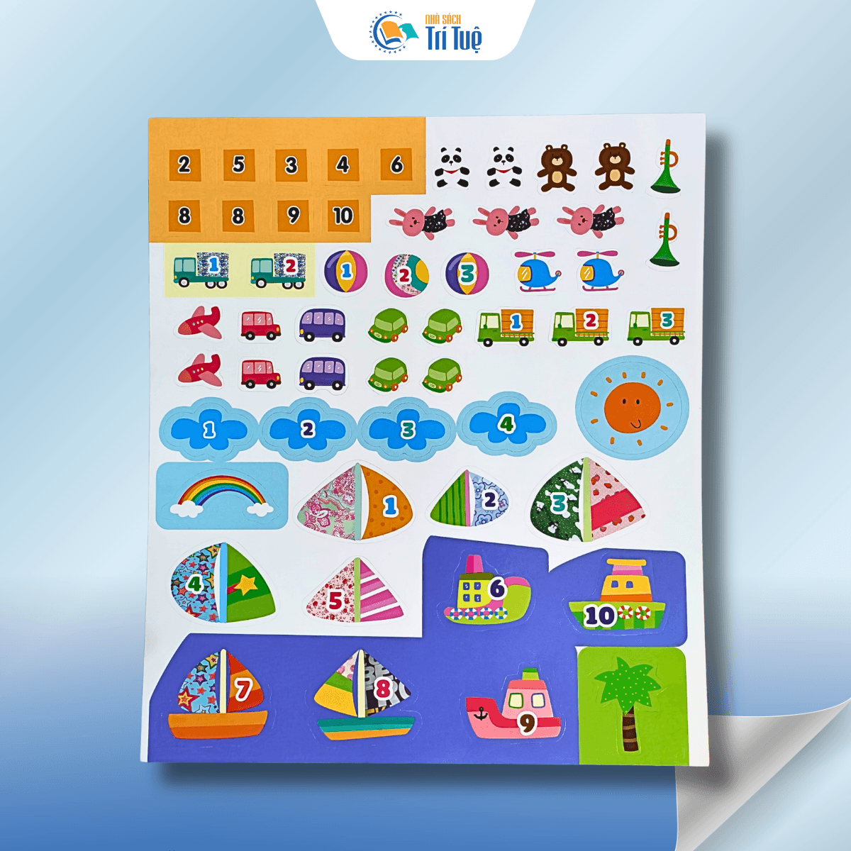 Con số thú vị cùng sóc nhỏ - sticker sáng tạo IQ
