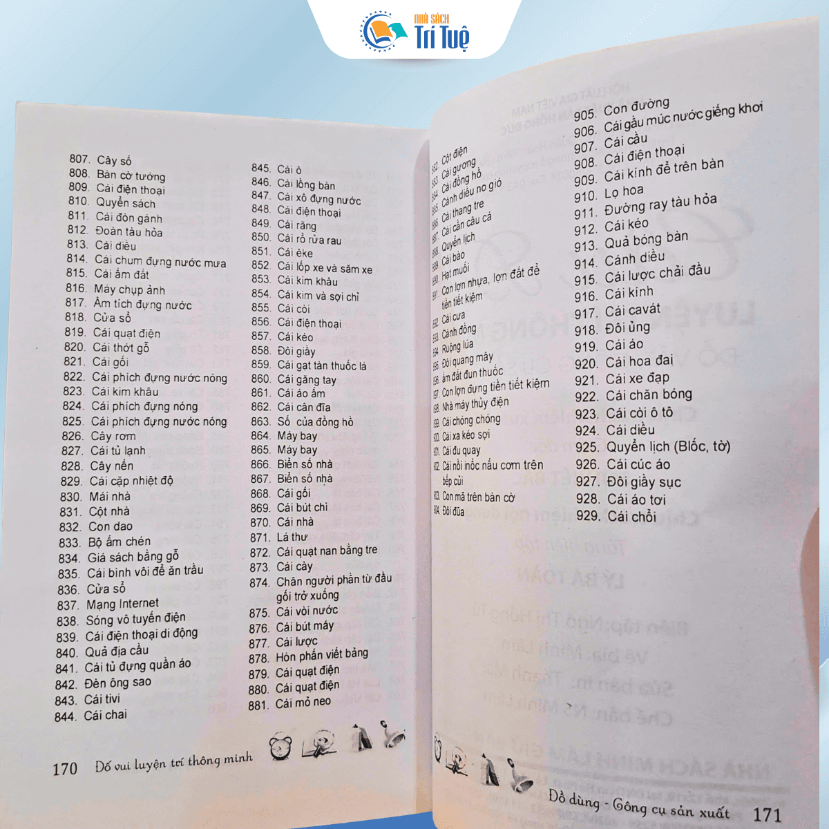 Câu Đố Thông Minh. Đồ Vật, Công Cụ Sản Xuất