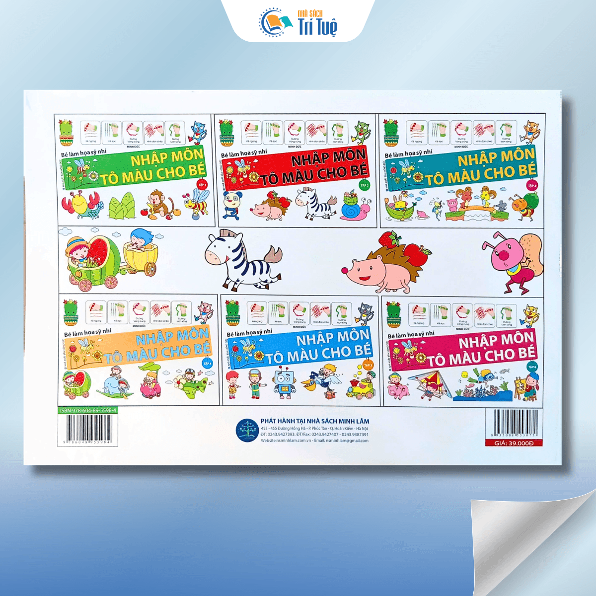 Bé làm họa sỹ nhí - nhập môn tô màu cho bé - tập 5