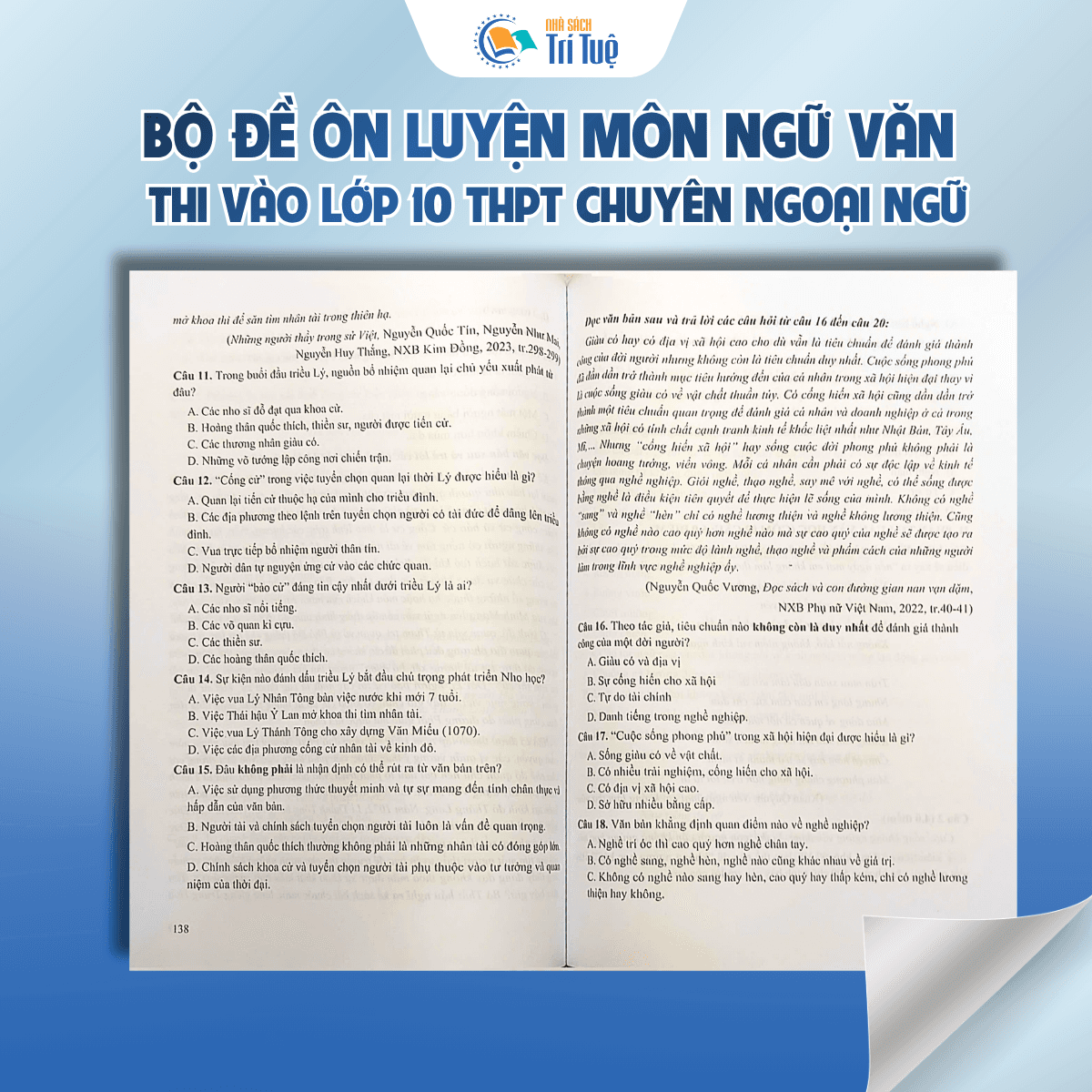 Bộ đề ôn luyện môn Ngữ văn - Thi vào lớp 10 THPT chuyên ngoại ngữ