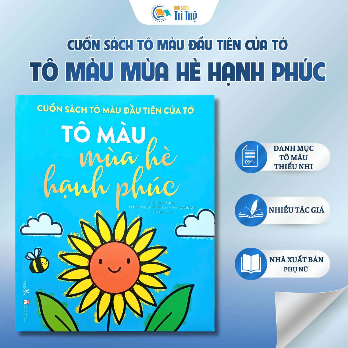 Cuốn sách tô màu đầu tiên của tớ - Tô màu mùa hè hạnh phúc