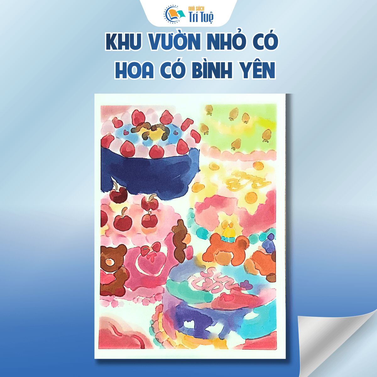 Khu vườn nhỏ có hoa cỏ bình yên