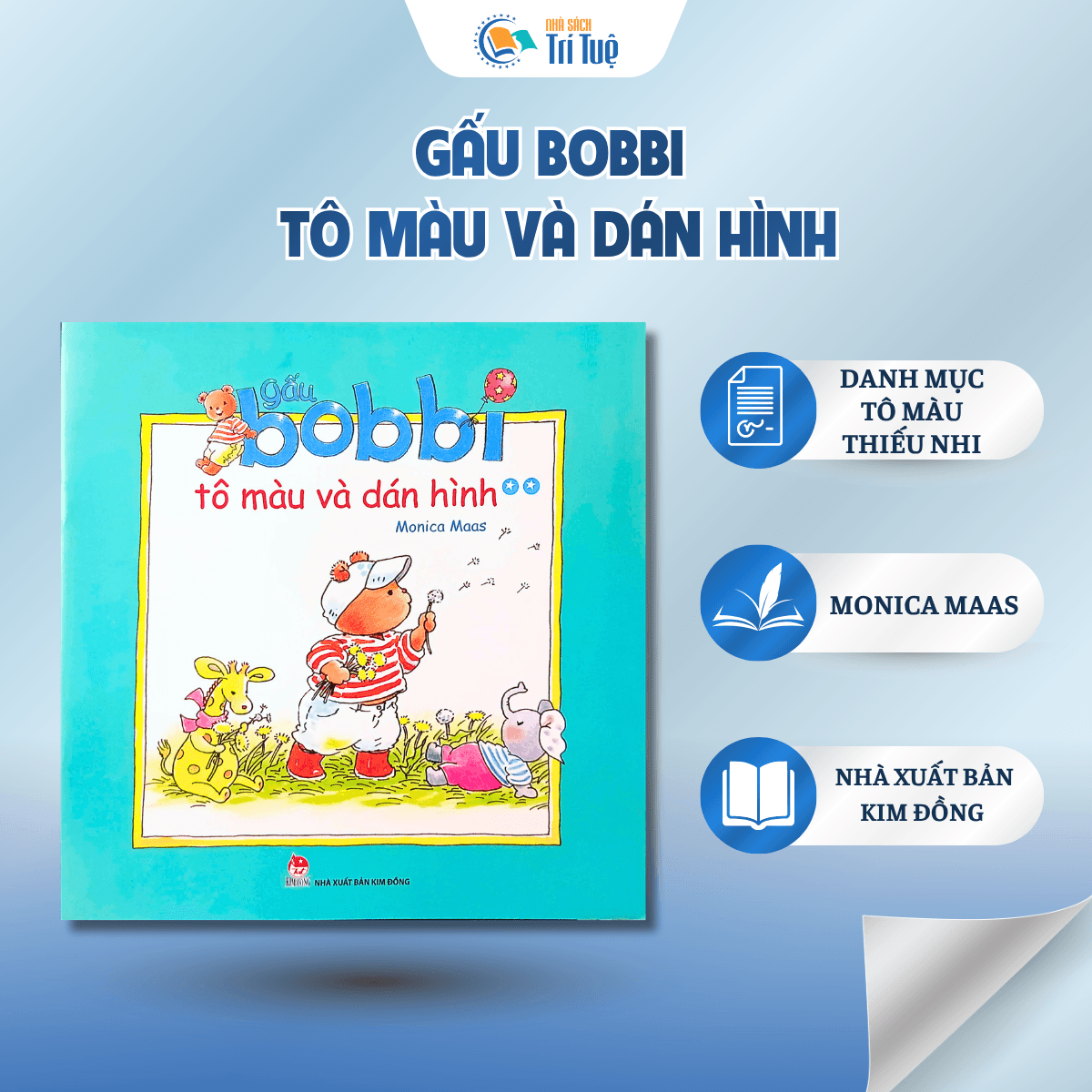 Gấu Bobbi - Tô màu và dán hình Tập 2