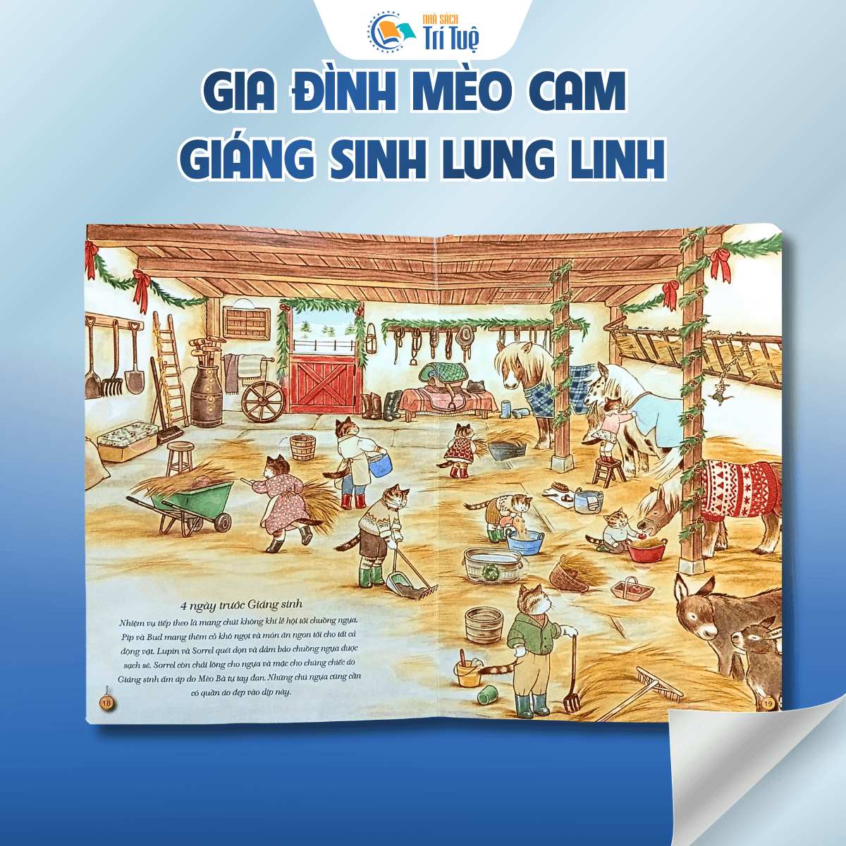 Gia đình mèo cam - Giáng sinh lung linh