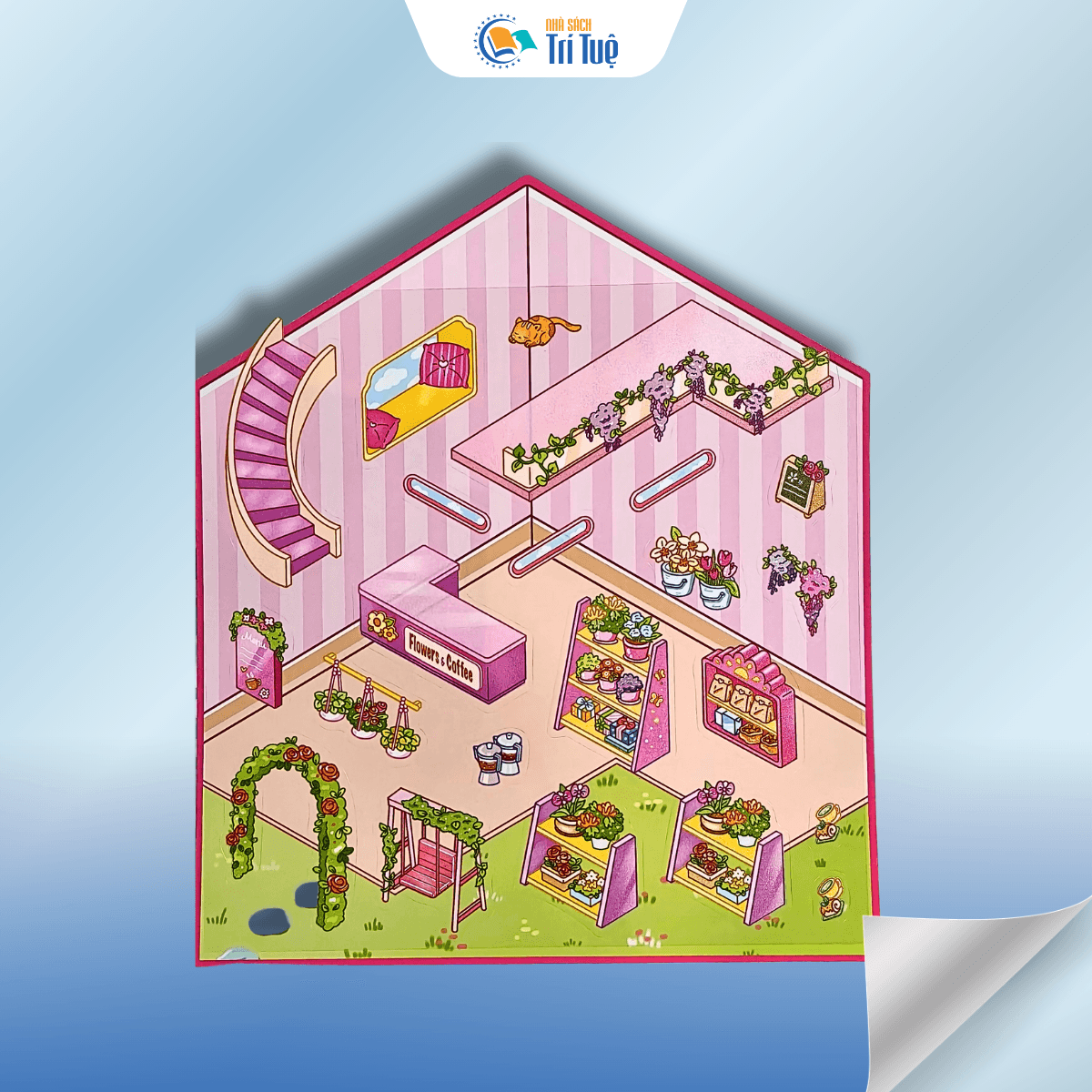 Bóc dán 3D - Tiệm hoa baby three