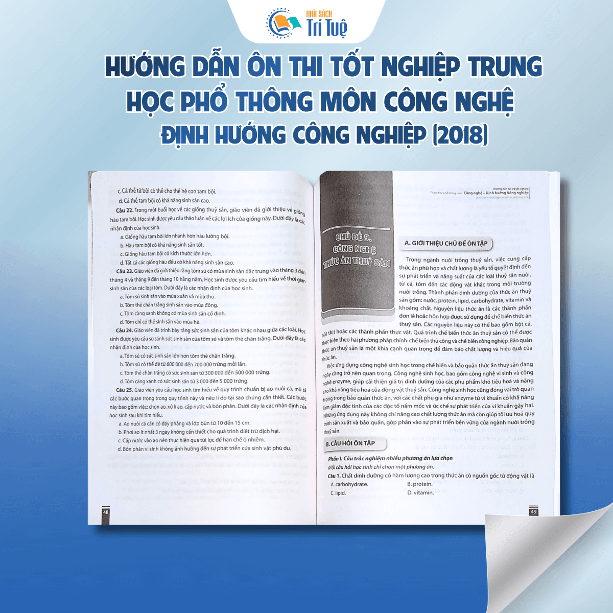 Hướng dẫn ôn thi tốt nghiệp THPT môn Công nghiệp - định hướng nông nghiệp - biên soạn chương trình GDPT 2018
