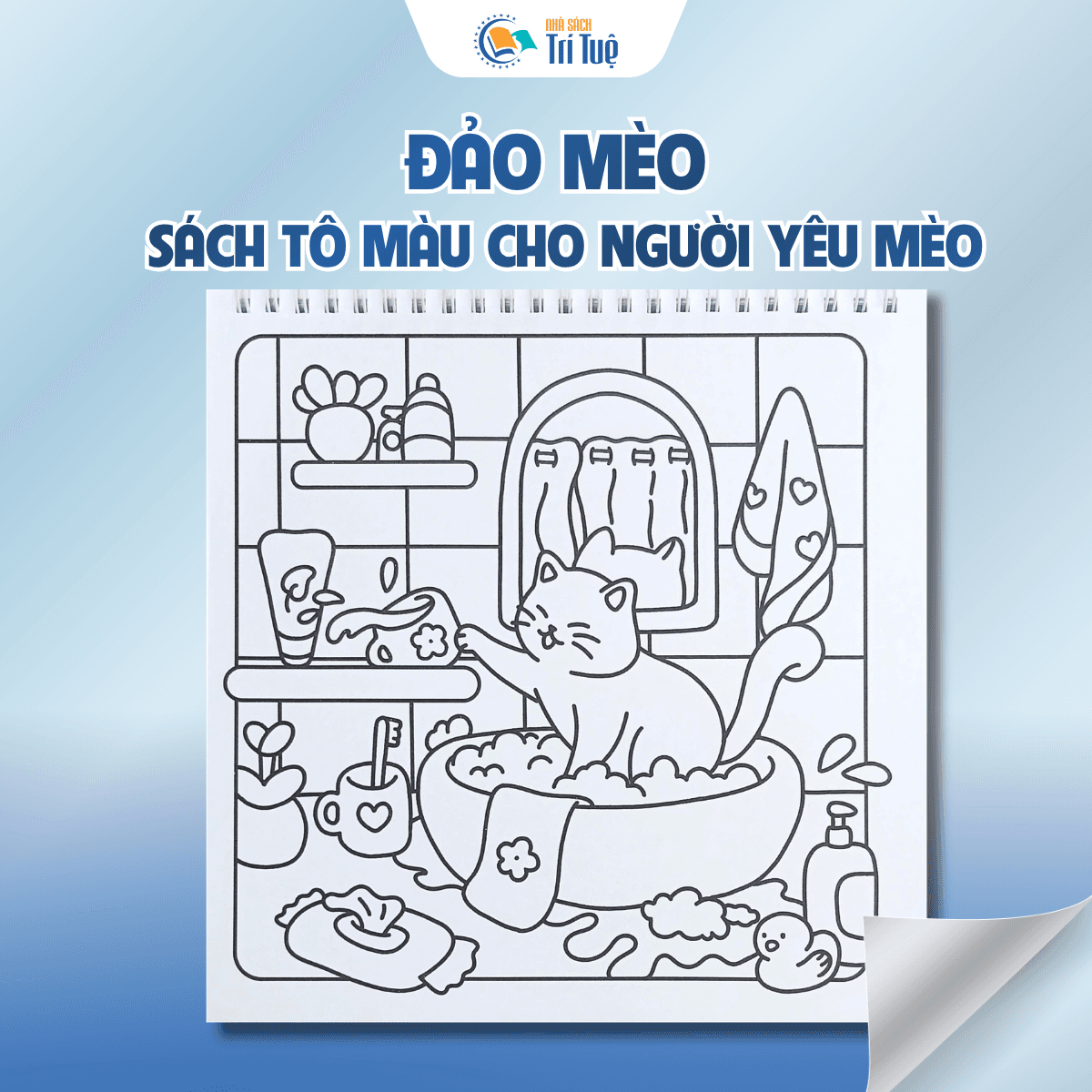 Đảo mèo - sách tô màu cho người yêu mèo