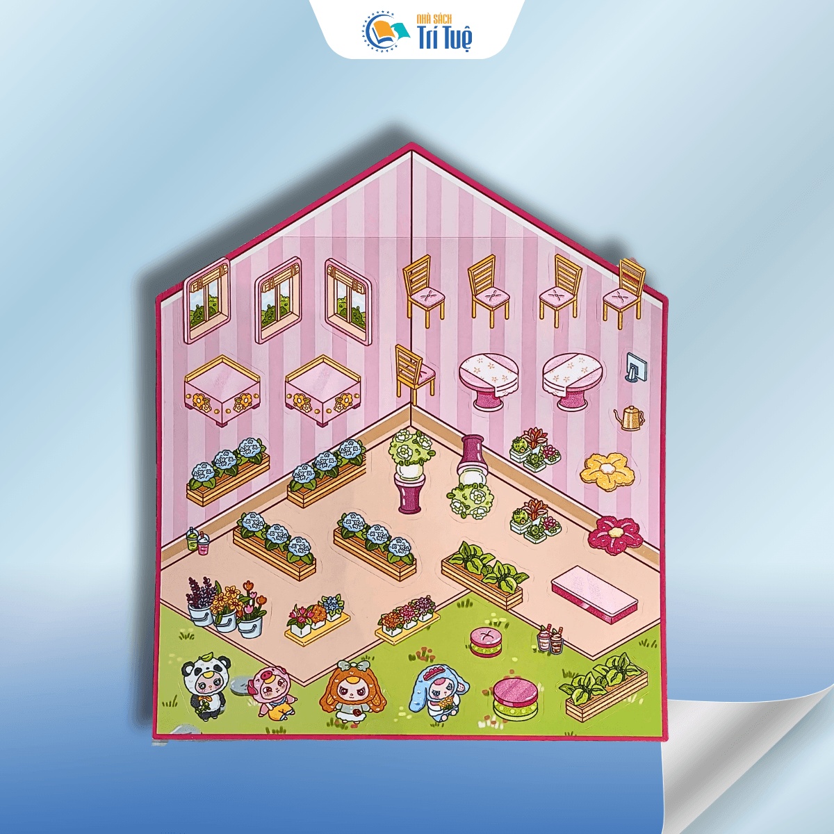 Bóc dán 3D - Tiệm hoa baby three