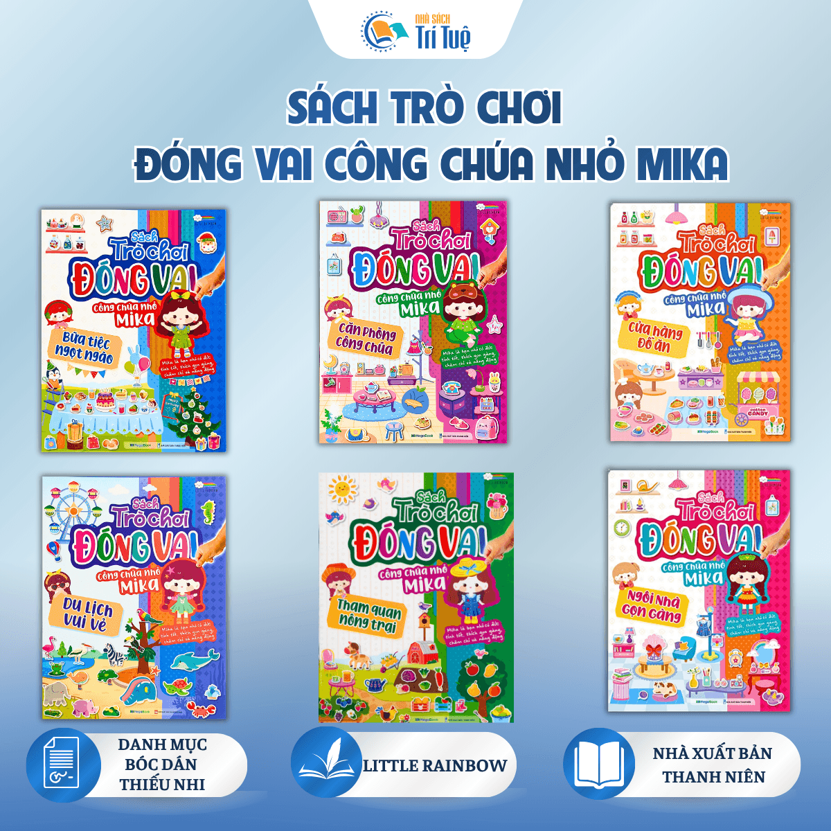 Bộ sách trò chơi đóng vai công chúa nhỏ mika
( 6 cuốn )
