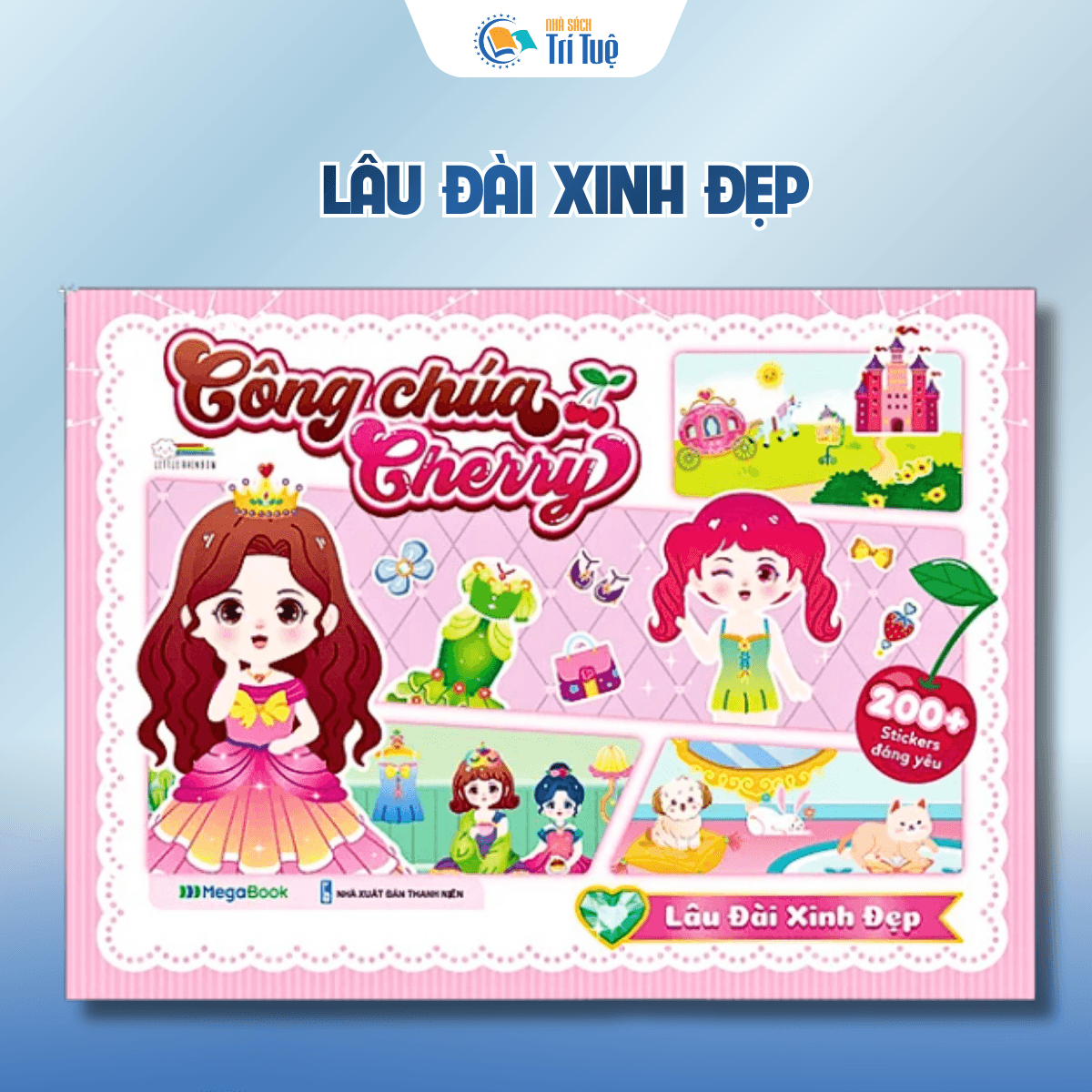 Combo sticker công chúa cherry (5 cuốn)