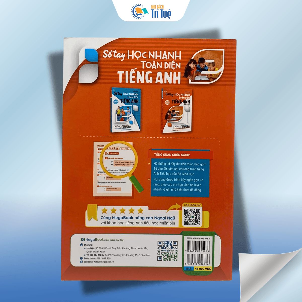 Sổ Tay học Nhanh Toàn Diện Tiếng Anh Tiểu Học