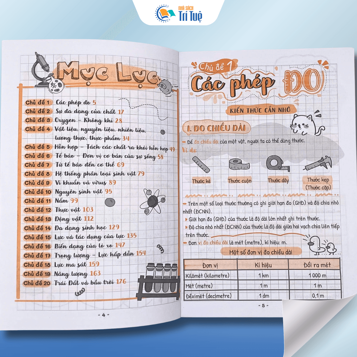 Sổ Tay Kiến Thức - Phương Pháp - Dạng Bài Khoa Học Tự Nhiên Lý - Hóa - Sinh 6