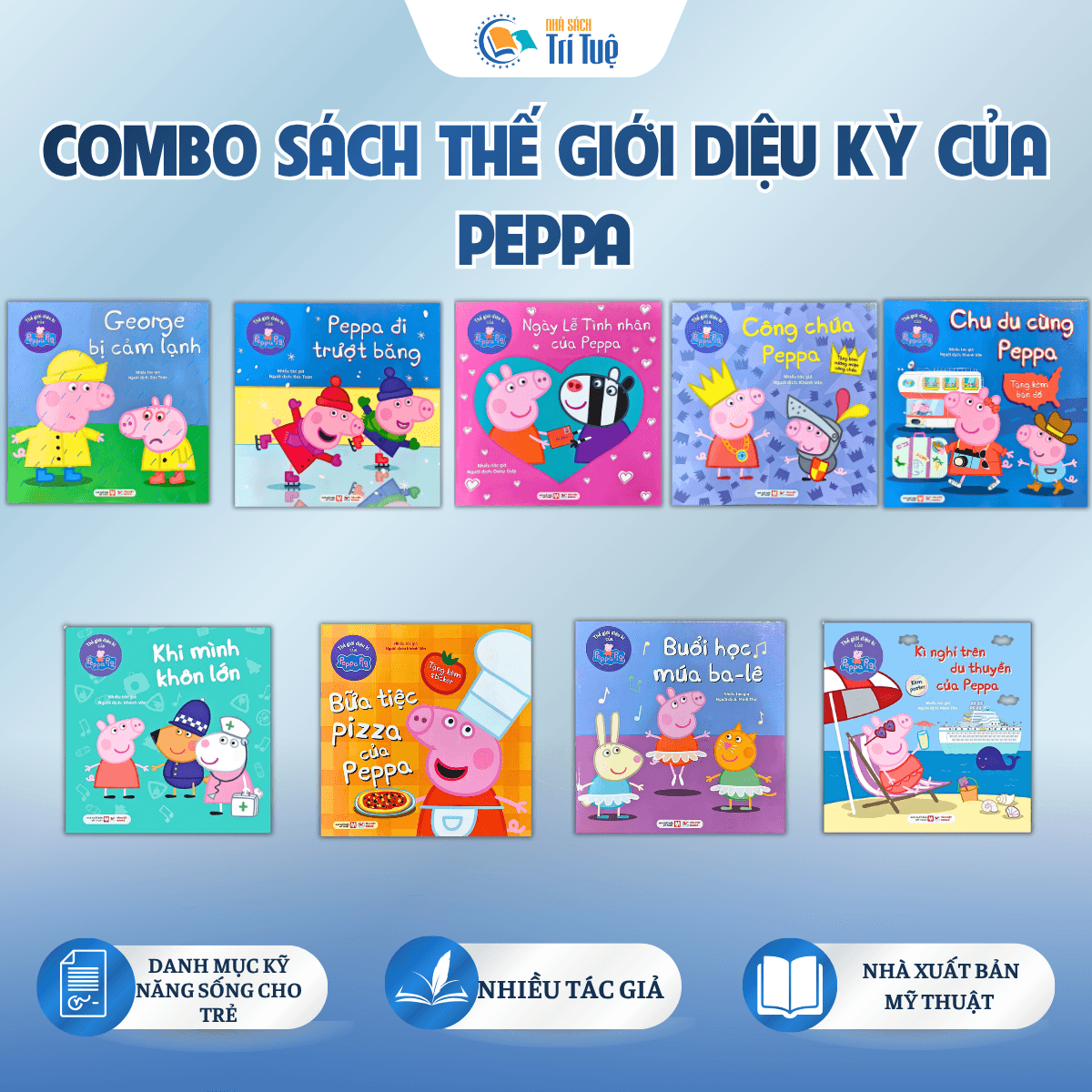 Combo Sách thế giới diệu kì của peppa (19 cuốn )