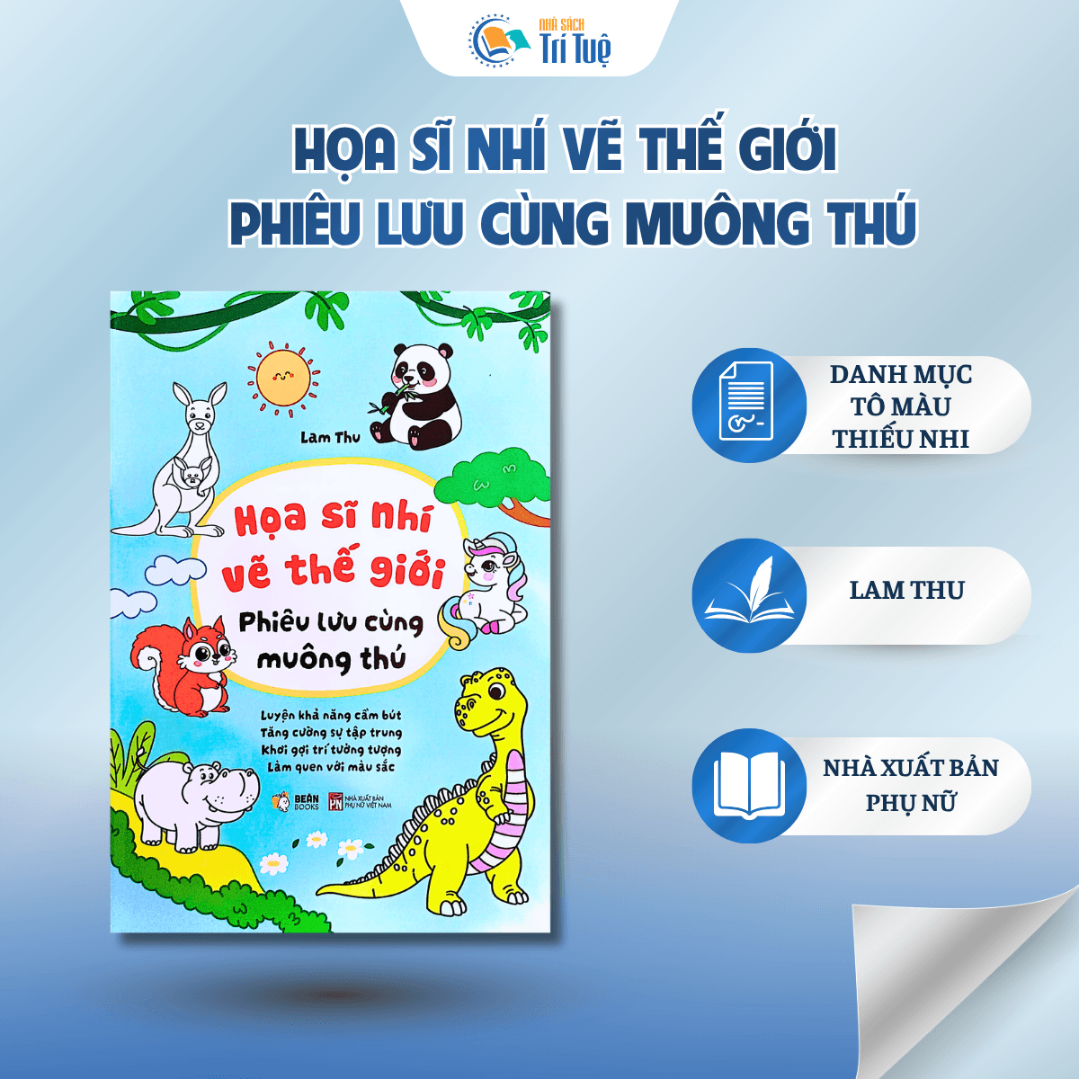 Họa sĩ nhí vẽ thế giới - phiêu lưu cùng muông thú