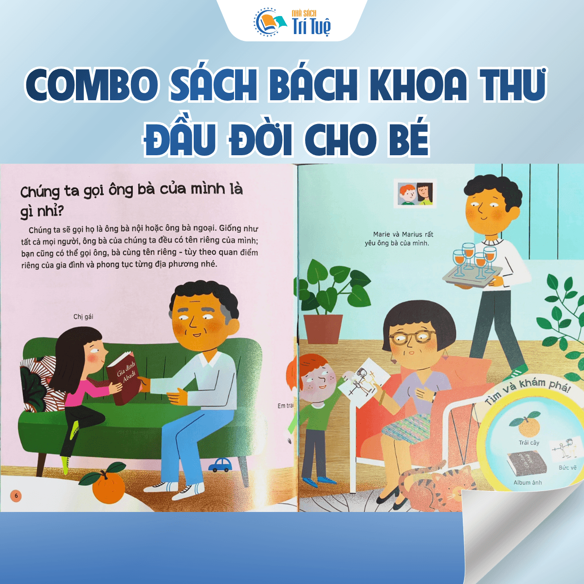 Combo Sách bách khoa thư đầu đời cho bé ( 6 cuốn )