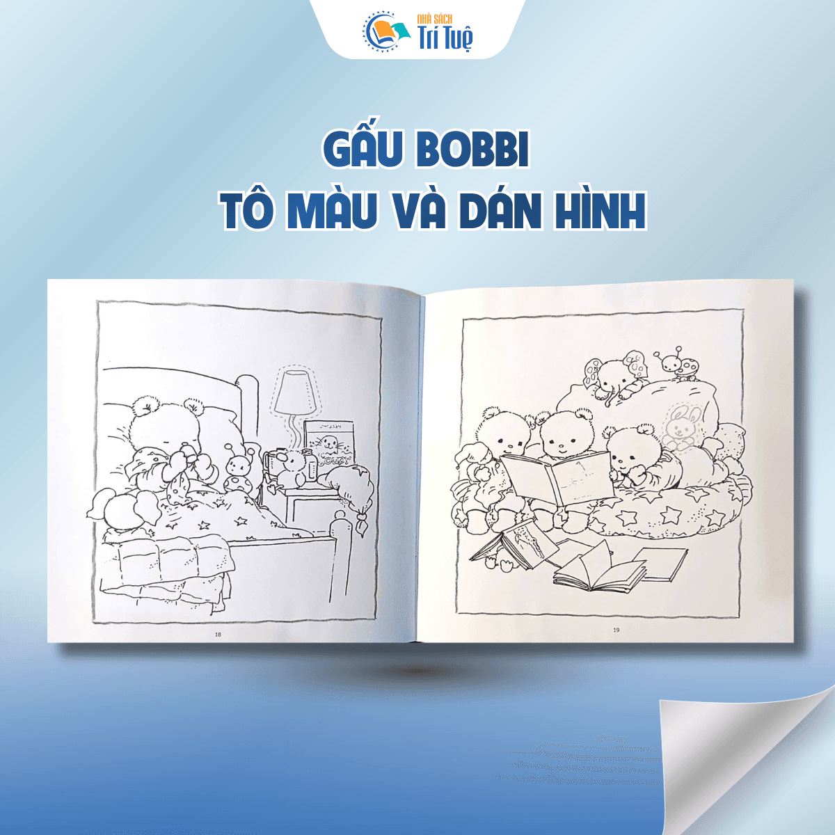 Gấu Bobbi - Tô màu và dán hình Tập 2