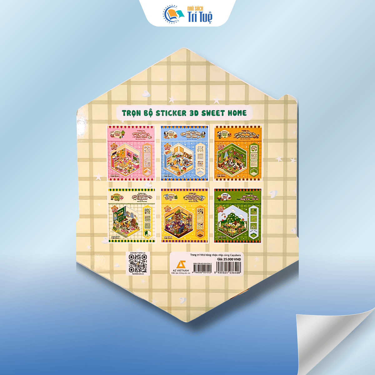 Sticker 3D Sweet Home - Trang Trí Nhà Hàng Nhộn Nhịp Cùng Capybara