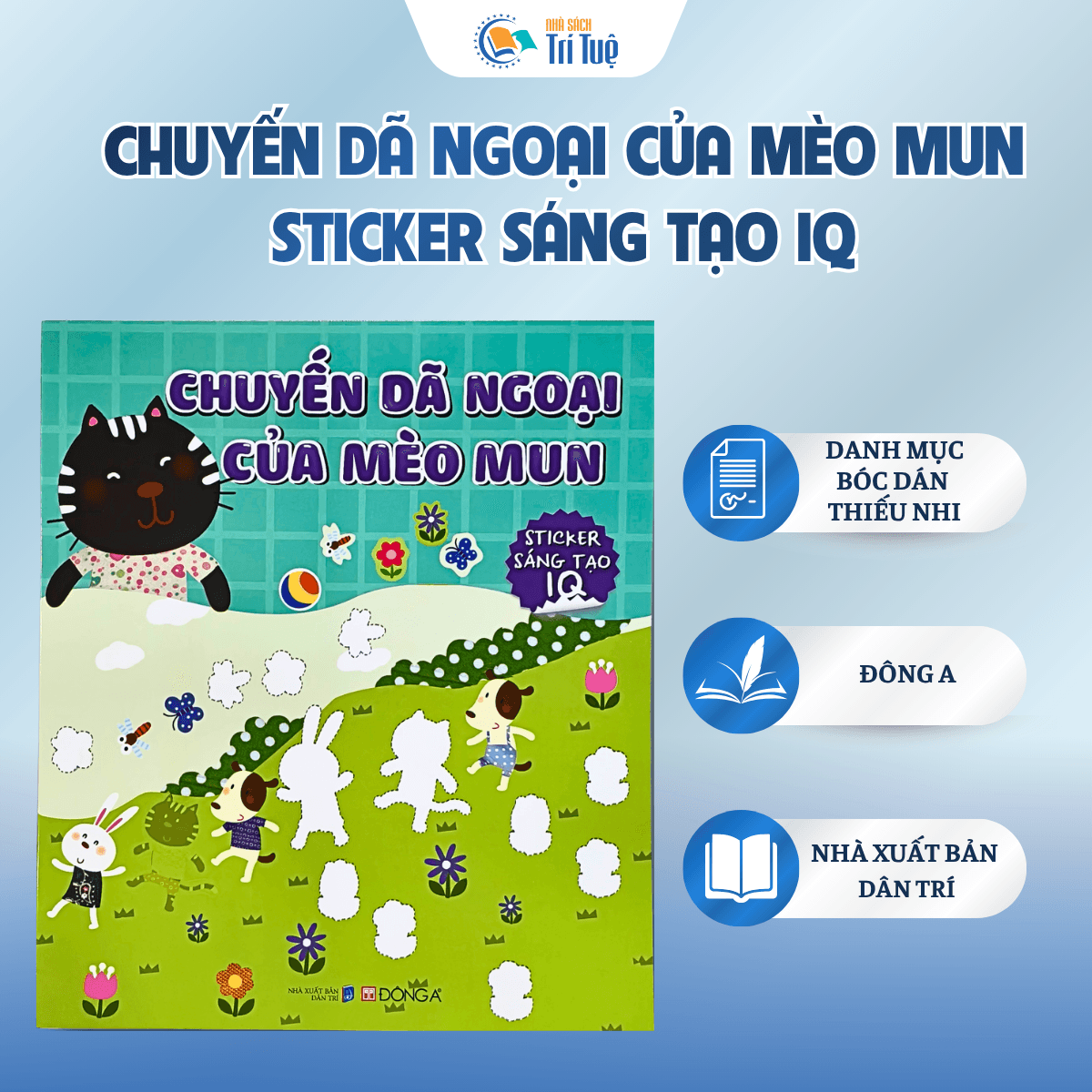 Chuyến Dã Ngoại Của Mèo Mun - Sticker IQ