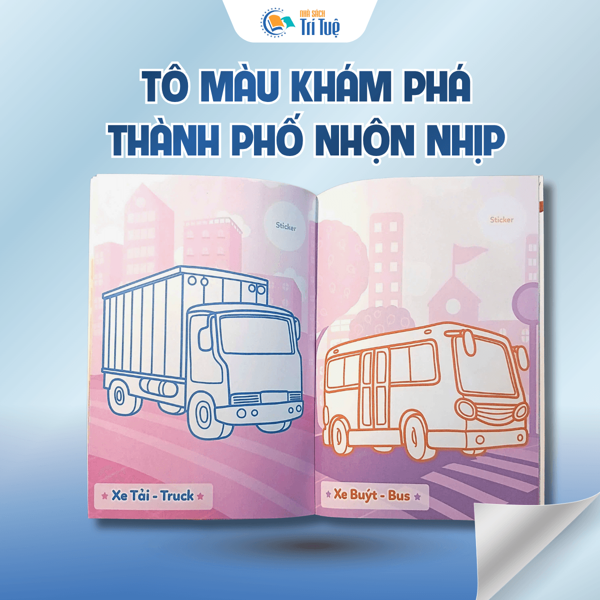 Tô màu khám phá - Thành phố nhộn nhịp