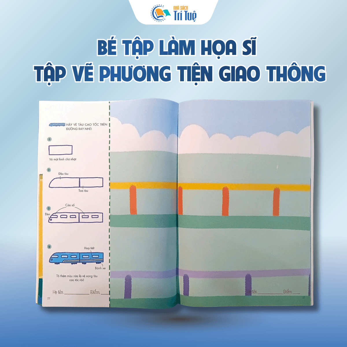 Bé tập làm họa sĩ - Tập vẽ phương tiện giao thông