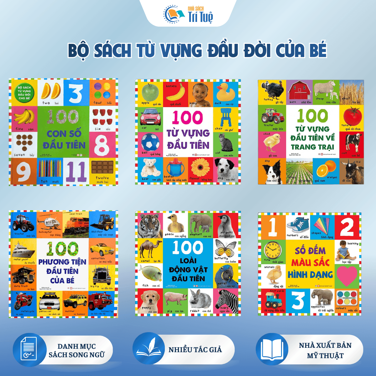 Bộ Sách Từ Vựng Đầu Đời Cho Bé