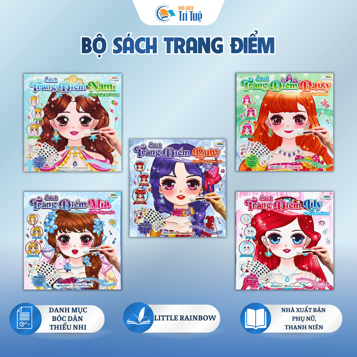 Bộ Sách trang điểm ( 5 cuốn )